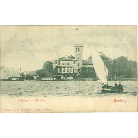 Hamburg, Germany – Uhlenhorster Fährhaus – Postcard Early 20th Century