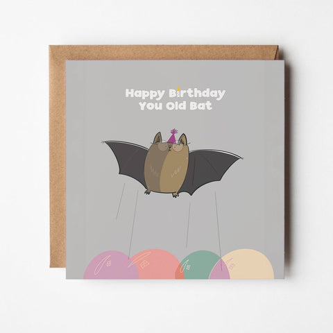 Happy You Old Bat Funny | Greeting Card
