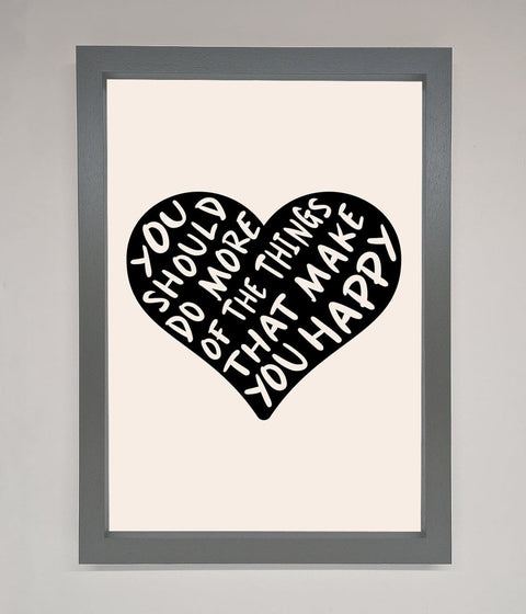 Happy Heart Framed Print