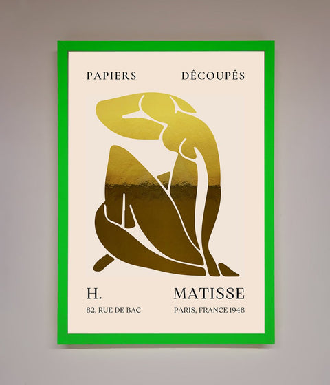 Henri Matisse Figure Foil Print