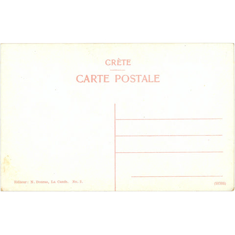 Heraklion, Crete – View of Candia – Postcard Mid - 20th Century