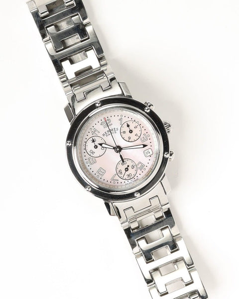 Hermès Clipper Chronograph 31mm Ref CL1.310 Watch