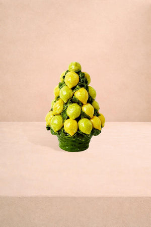An Italian Mid-Century Ceramic Lemon Basket