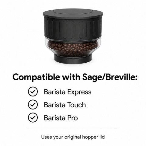 5.5cm Hopper Extender for Sage/Breville Barista Express, Touch & Barista Pro