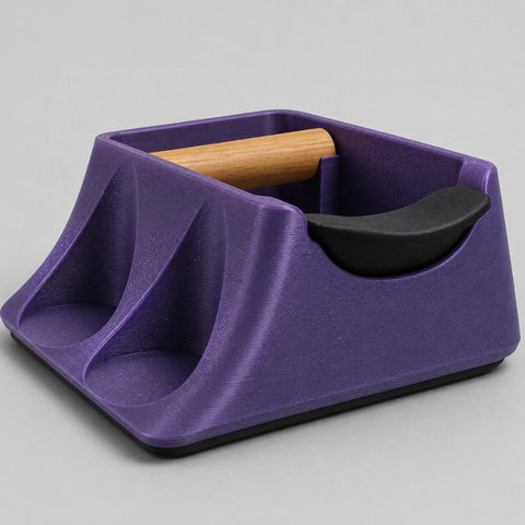 The Hub 3-in-1 Espresso Knock Box, Tamping Station & Tamper Holder