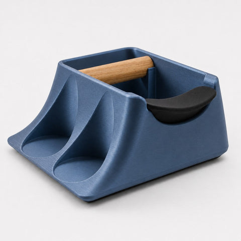 The Hub 3-in-1 Espresso Knock Box, Tamping Station & Tamper Holder