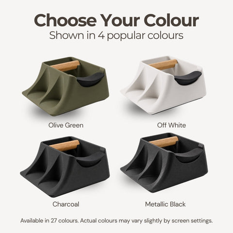 The Hub 3-in-1 Espresso Knock Box, Tamping Station & Tamper Holder