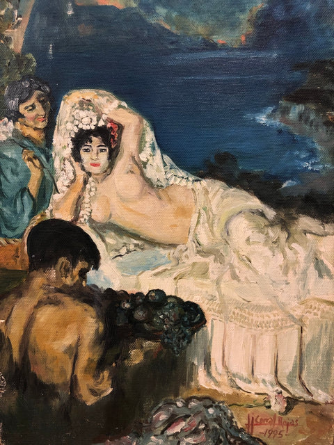 Ignacio Zuloaga (1870 - 1945), Suiveur de - La Vénus de la Falaise