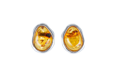 Amber ELEMENTS Stud Earrings