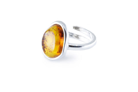 Bernstein ELEMENT Solitär Verstellbarer Ring