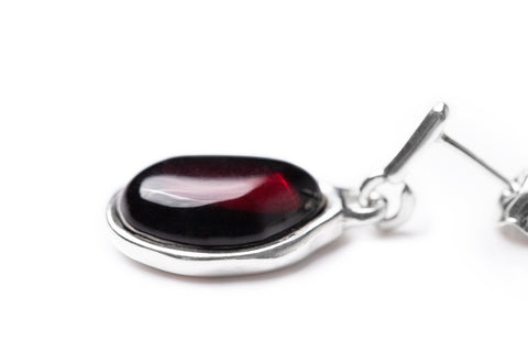 Cherry Amber ELEMENTS Tropfenohrringe