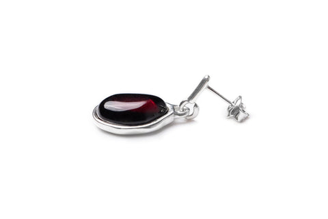 Cherry Amber ELEMENTS Tropfenohrringe