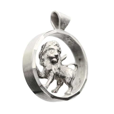 Vintage Leo Zodiac Signs Pendant
