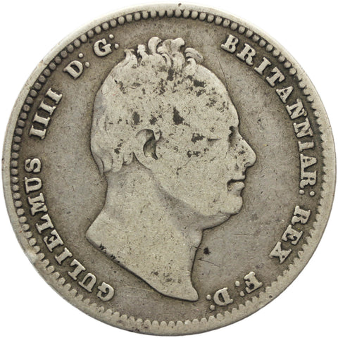1836 One Shilling William IV Coin Great Britain