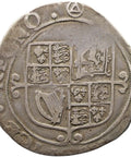 England 1641 – 1643 Shilling Charles I Coin Hammered Silver Group F, 6th bust Triangle-in-circle