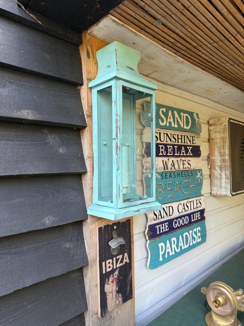 Reedham ~ Verdigris Wall Lantern Sconce Light