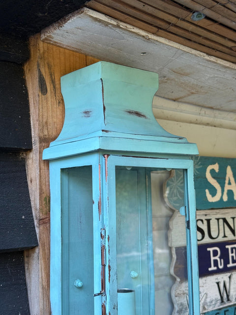 Reedham ~ Verdigris Wall Lantern Sconce Light