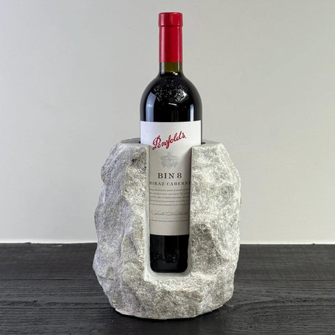 Marble Stone Solid Handcrafted Wine Bottle Holder