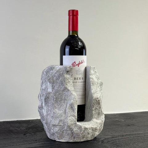 Marble Stone Solid Handcrafted Wine Bottle Holder