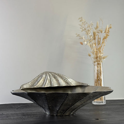 Clamshell Solid Champagne Ice Bucket ~ Wine Cooler