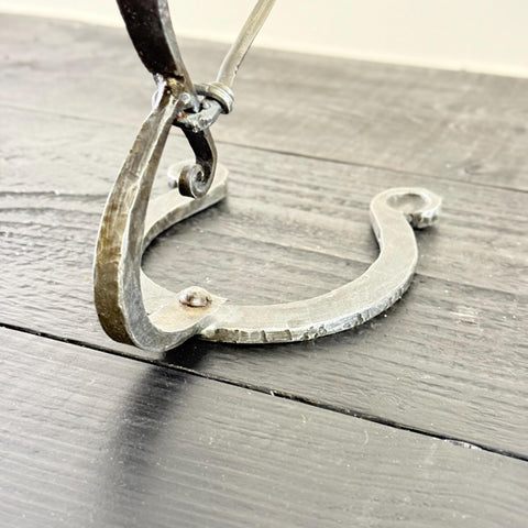 Armillary Arrow Solid Wrought Iron Sculpture