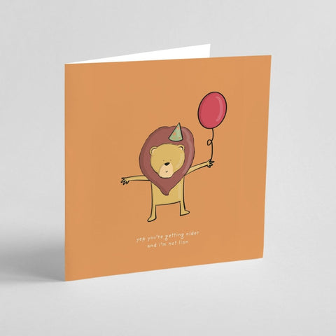 I’m Not Lion – Funny | Greeting Card