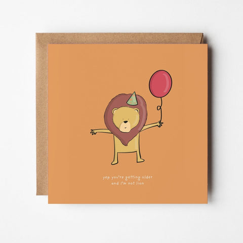 I’m Not Lion – Funny | Greeting Card