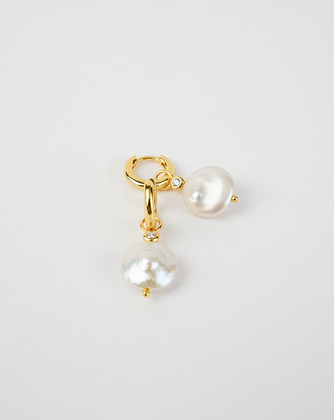 Boucles d'oreilles classiques Huggie en perles