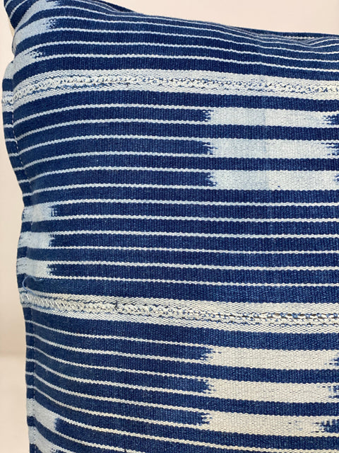 Coussin en tissu indigo/Baule 50x50cm