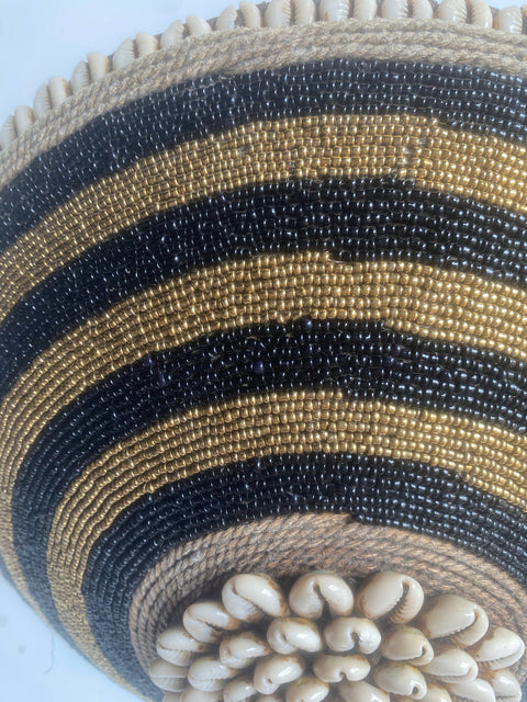 Écusson du Cameroun - 32 cm noir et or
