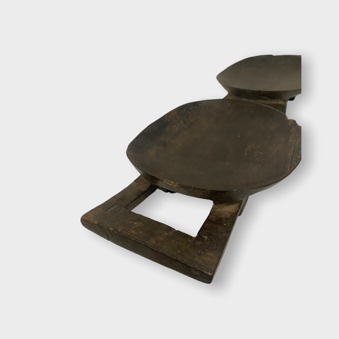 Plateau de nourriture zoulou - Sculpté à la main (41-10)
