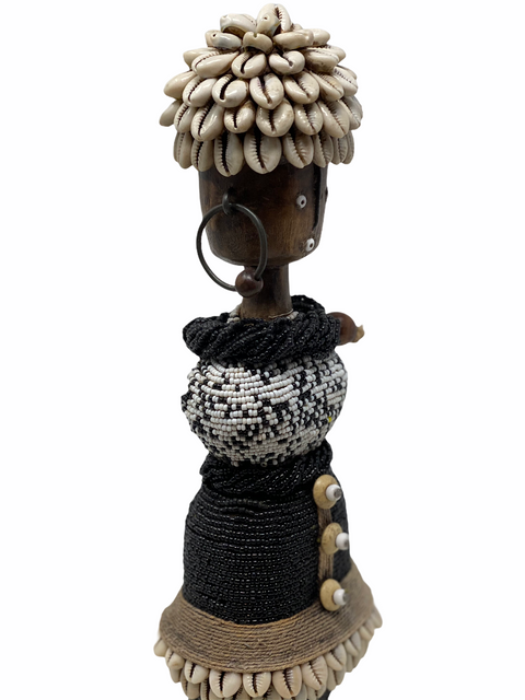Namji-Puppe – Größe S, 33 cm – Schwarz-Weiß
