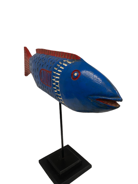 Marionnette postale Poisson Bleu - (42.3)
