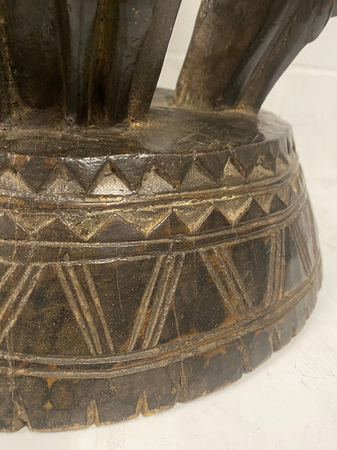 Tabouret Baoulé - Sculpté à la main - Côte d'Ivoire (85.2)