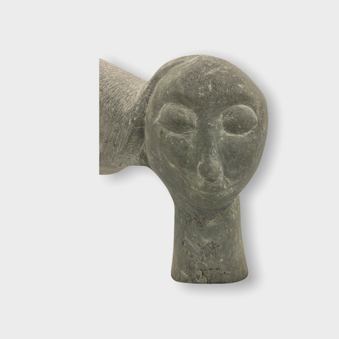 Steinkopfskulptur von Rizimu Chiwawa Simbabwe (3005)