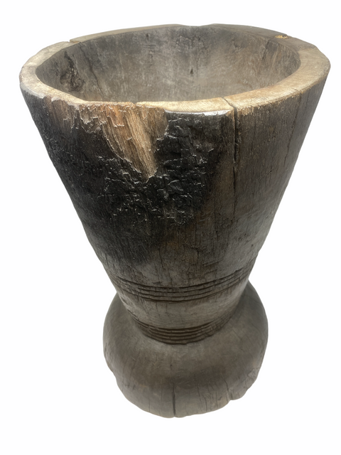 Lozi Grain Stomper Stool/Side Table (4)- Zambia