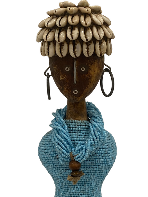 Namji-Puppe - Blaue Perlen (1403)