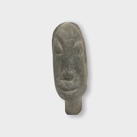 Sculpture tête en pierre par Rizimu Chiwawa Zimbabwe (3009)