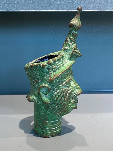 Benin-Bronzekopf - (55,05)