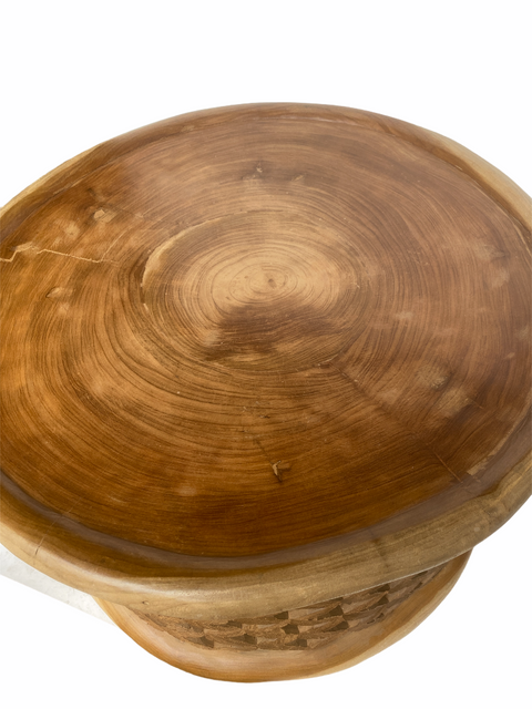 Table Bamileke - 78cm - Naturel - Grande