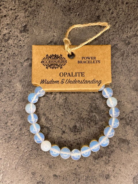 Opalith - Weisheit und Verständnis - Power-Bead-Armband