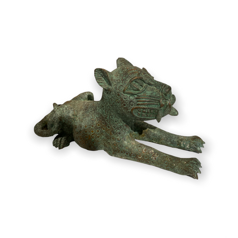 Benin-Leopardenskulptur – Groß