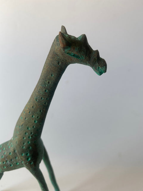 Tuareg Brass animals - Giraffe (05)