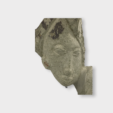Stone head sculpture by Rizimu Chiwawa Zimbabwe (3101)