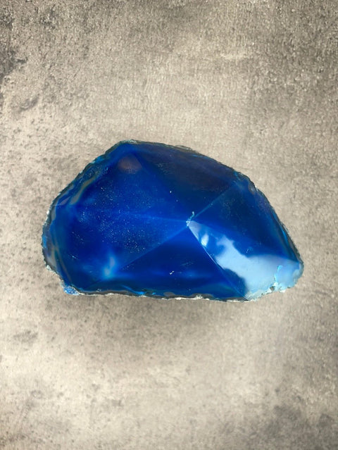 Blauer Achat - Spitze