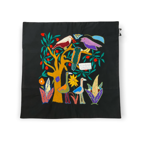 Mapula-Stickkissen 50x50 - Südafrika