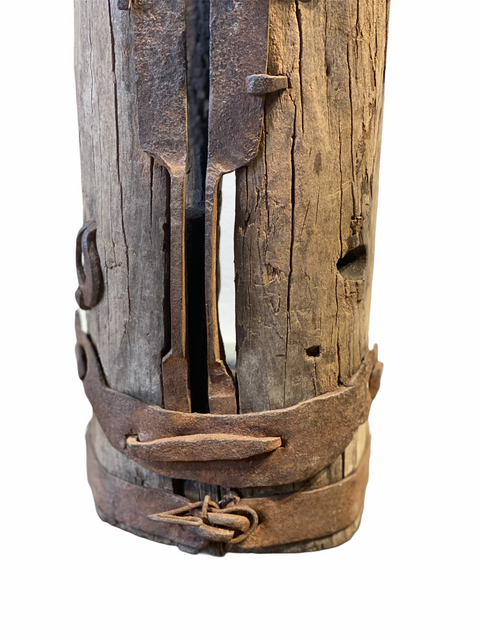 Antiker Grasmäher – Skulptur