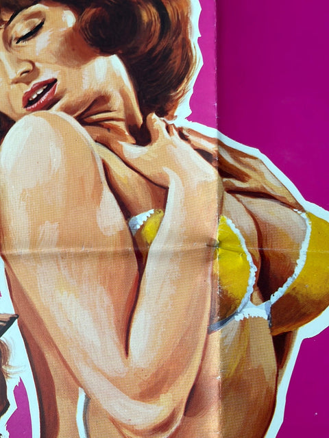 I'm Not Feeling Myself Tonight & Housewives On The Job (1976) Original UK Quad Cinema Poster