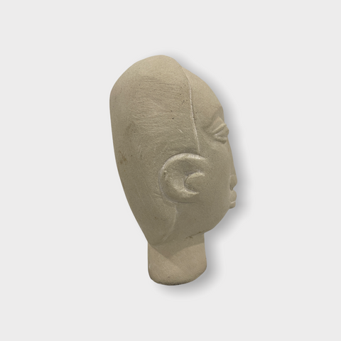 Stone head sculpture by Rizimu Chiwawa Zimbabwe (3105)