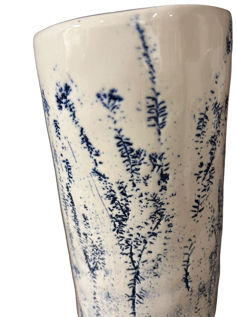 Vase Fynbos bleu cobalt